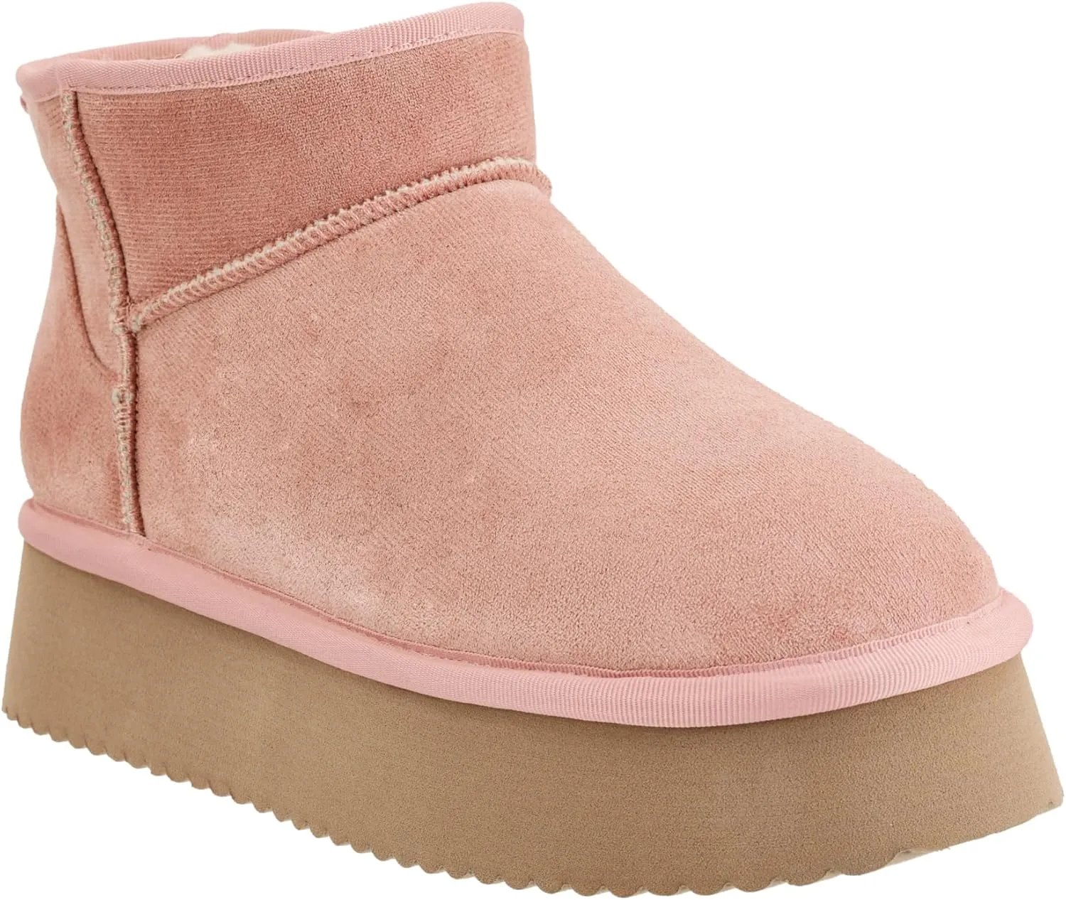 Corkys Footwear Room Service 1.75-Inch Platform Slipper Booties with Cushioned Insoles and Luxurious Faux Fur Lining - Cozy Fall/Winter Essential