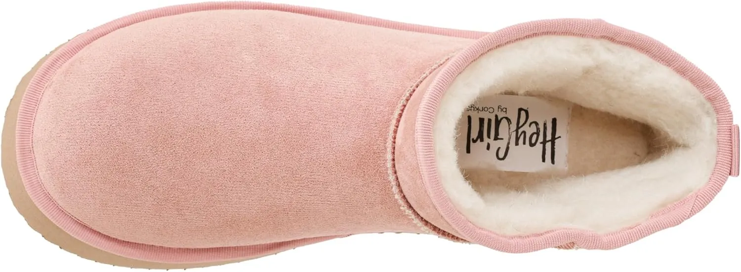 Corkys Footwear Room Service 1.75-Inch Platform Slipper Booties with Cushioned Insoles and Luxurious Faux Fur Lining - Cozy Fall/Winter Essential