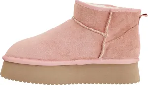 Corkys Footwear Room Service 1.75-Inch Platform Slipper Booties with Cushioned Insoles and Luxurious Faux Fur Lining - Cozy Fall/Winter Essential