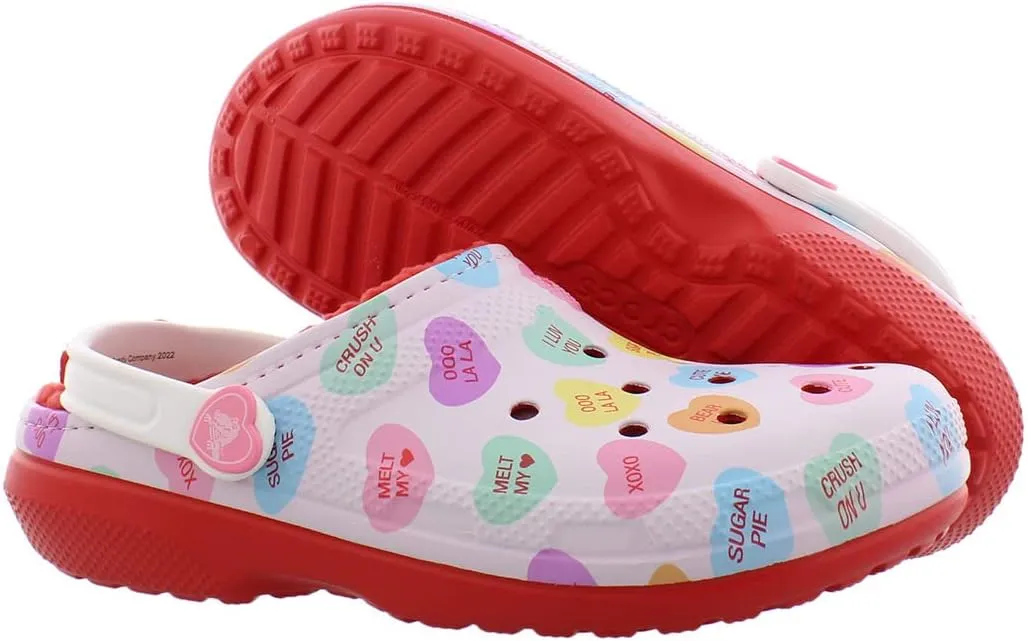Crocs Men's and Women's Classic Lined Clog | Indoor and Outdoor Fuzzy Slipper