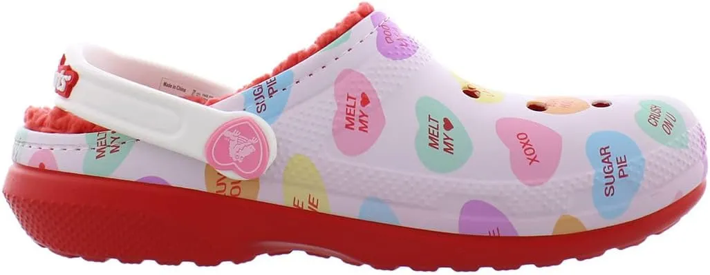 Crocs Men's and Women's Classic Lined Clog | Indoor and Outdoor Fuzzy Slipper