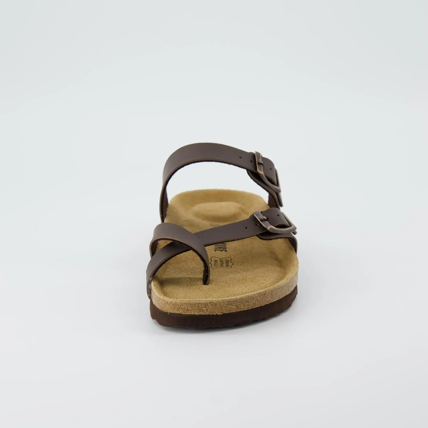 CUSHIONAIRE Women's Luna Cork Footbed Sandal With  Comfort