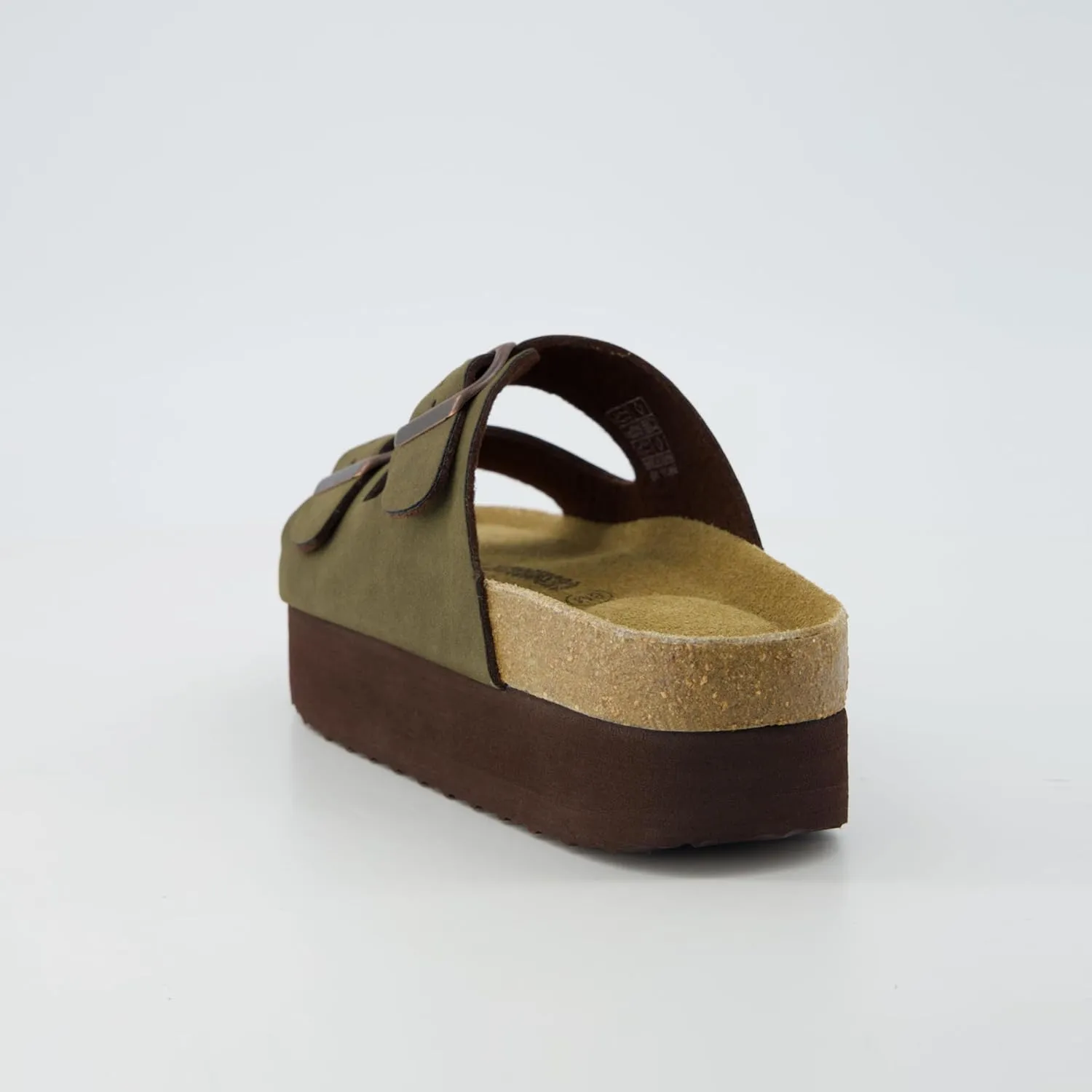 CUSHIONAIRE Women's Plane Platform Footbed Sandal With  Comfort, Wide Widths Available