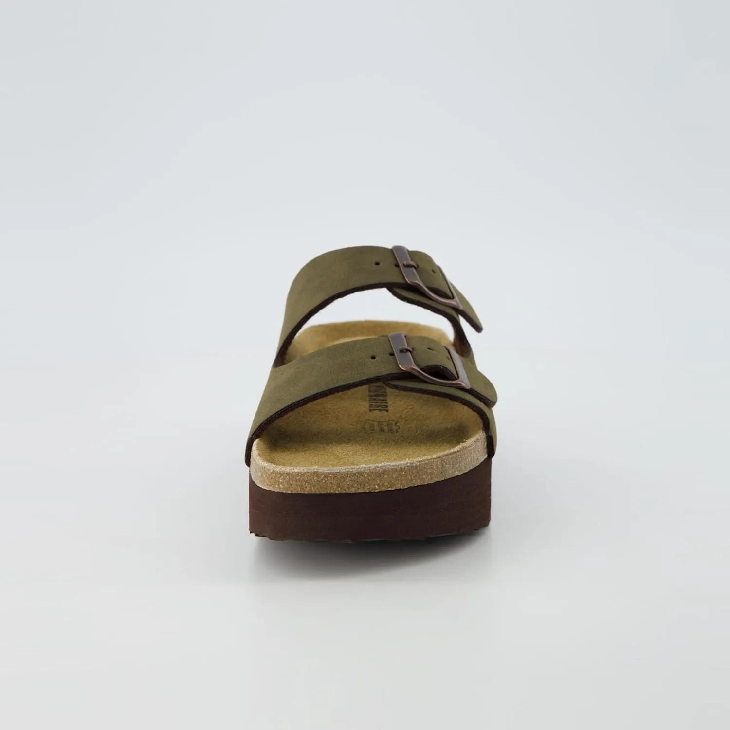 CUSHIONAIRE Women's Plane Platform Footbed Sandal With  Comfort, Wide Widths Available