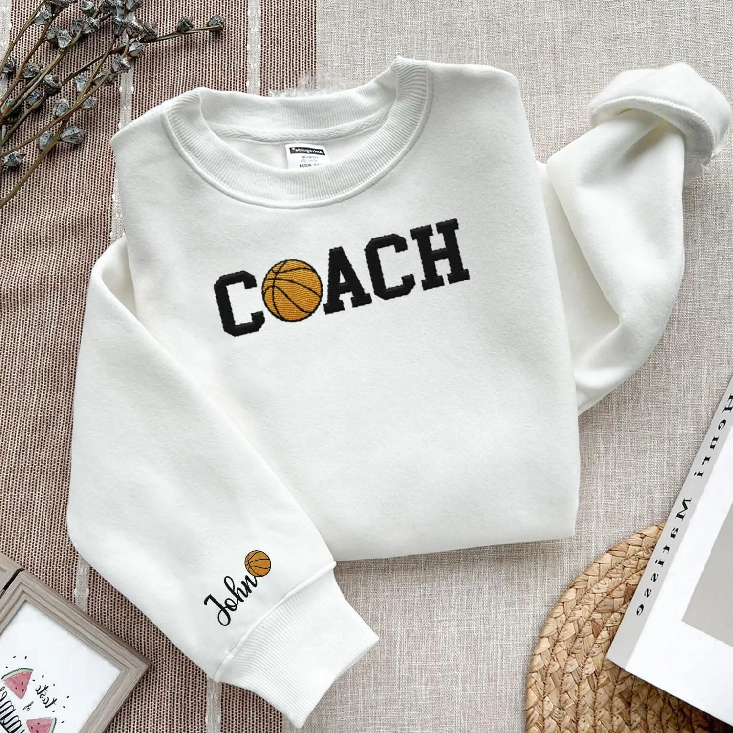 Custom Coach Embroidered Sweatshirt for Trainer, Coach Volleyball, Coach Soccer, Dibs On The Coach Shirts Gifts For Women Men