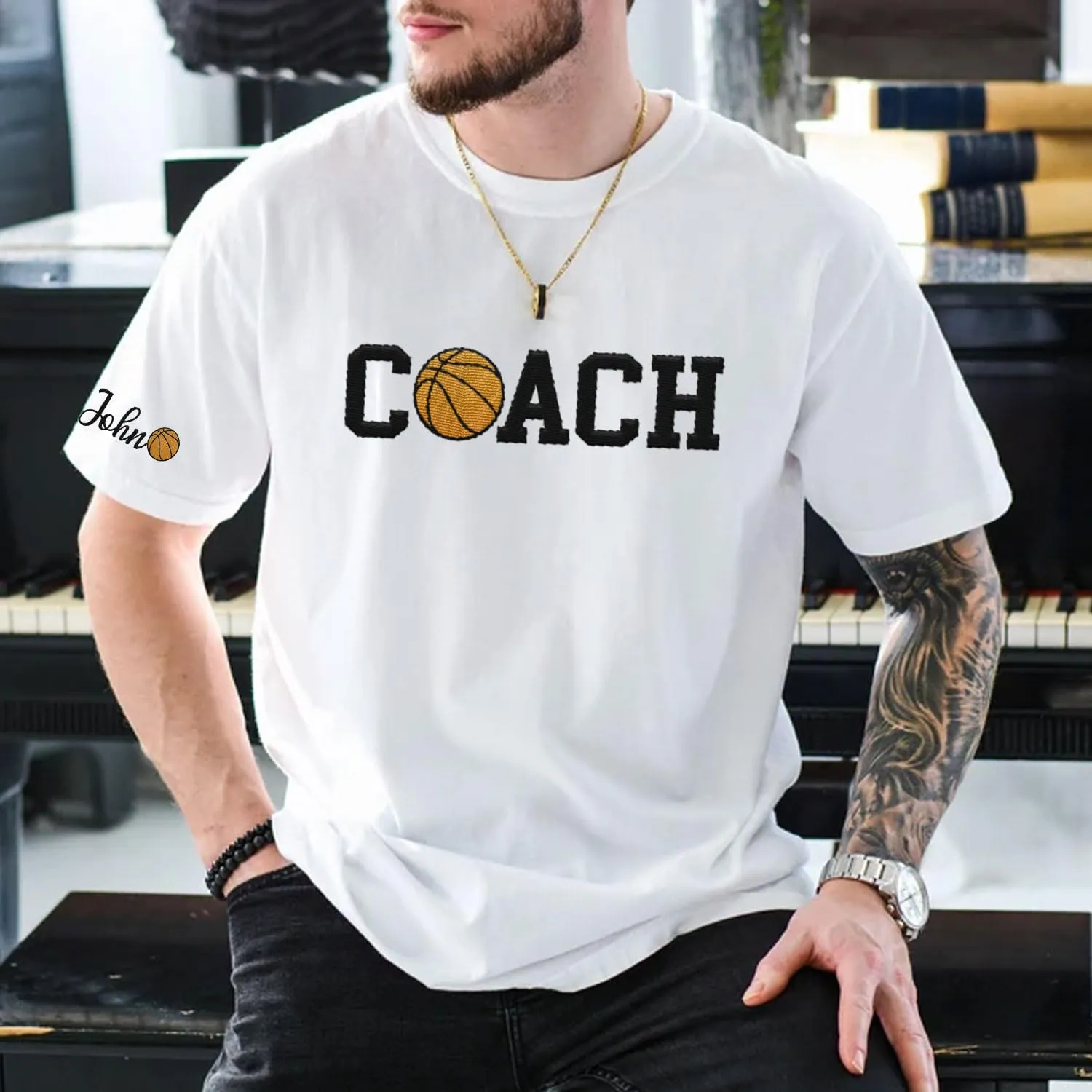 Custom Coach Embroidered Sweatshirt for Trainer, Coach Volleyball, Coach Soccer, Dibs On The Coach Shirts Gifts For Women Men