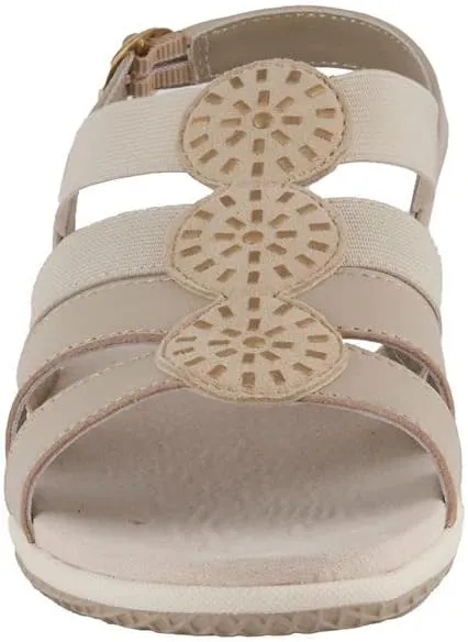 David Tate Womens Quilt Slingback Embellished Strappy Sandals