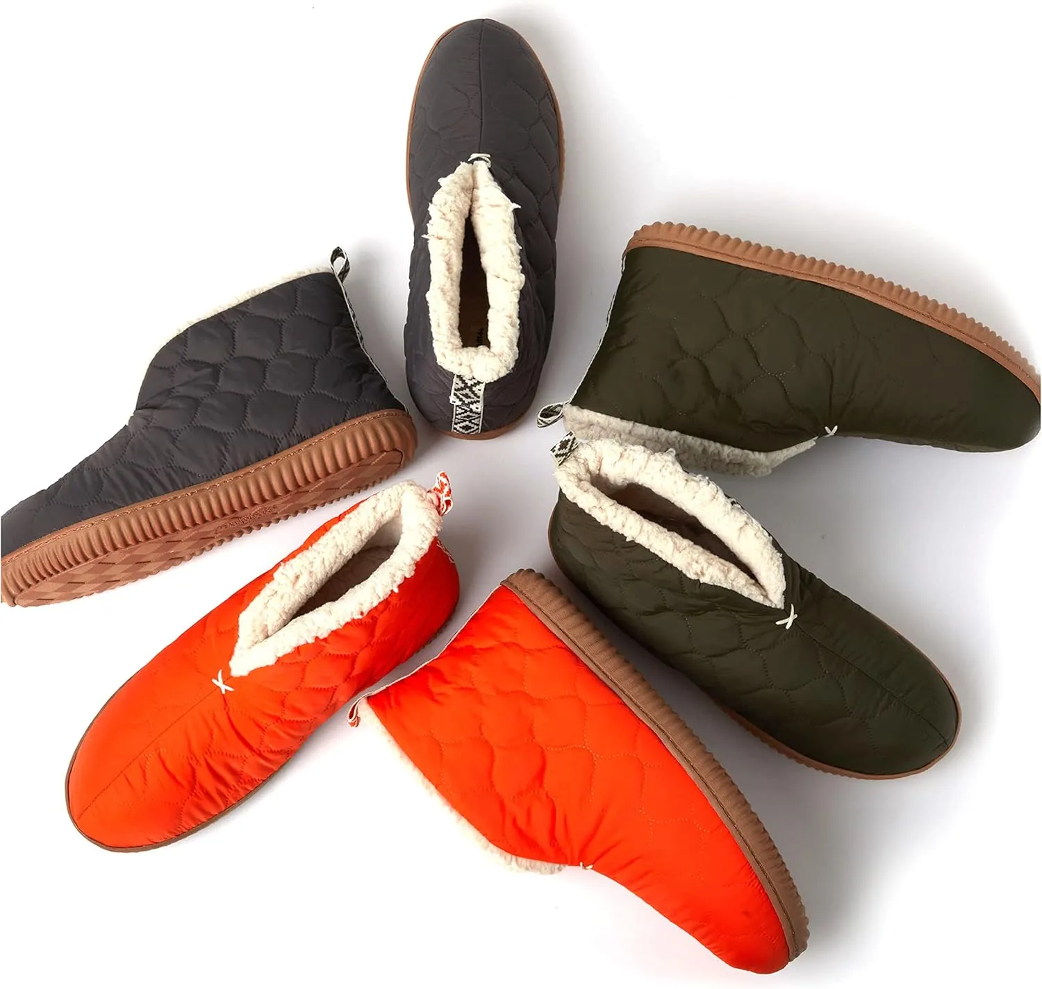Dearfoams Men's Indoor/Outdoor Warm Up Bootie Slipper