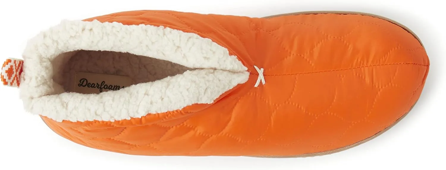 Dearfoams Men's Indoor/Outdoor Warm Up Bootie Slipper