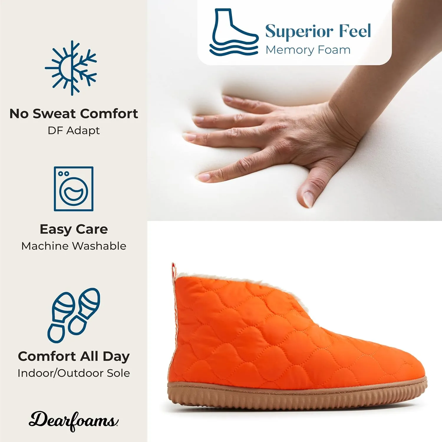Dearfoams Men's Indoor/Outdoor Warm Up Bootie Slipper