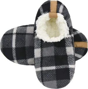 DICUIRD Mens Slipper Socks With Non Skid Bottoms, Warm Slipper Socks With Grippers For Men, Fuzzy House Fabric Slippers