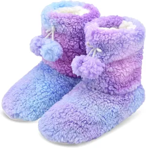 DICUIRD Womens Cozy&Warm Slipper Socks with Grippers-House Socks
