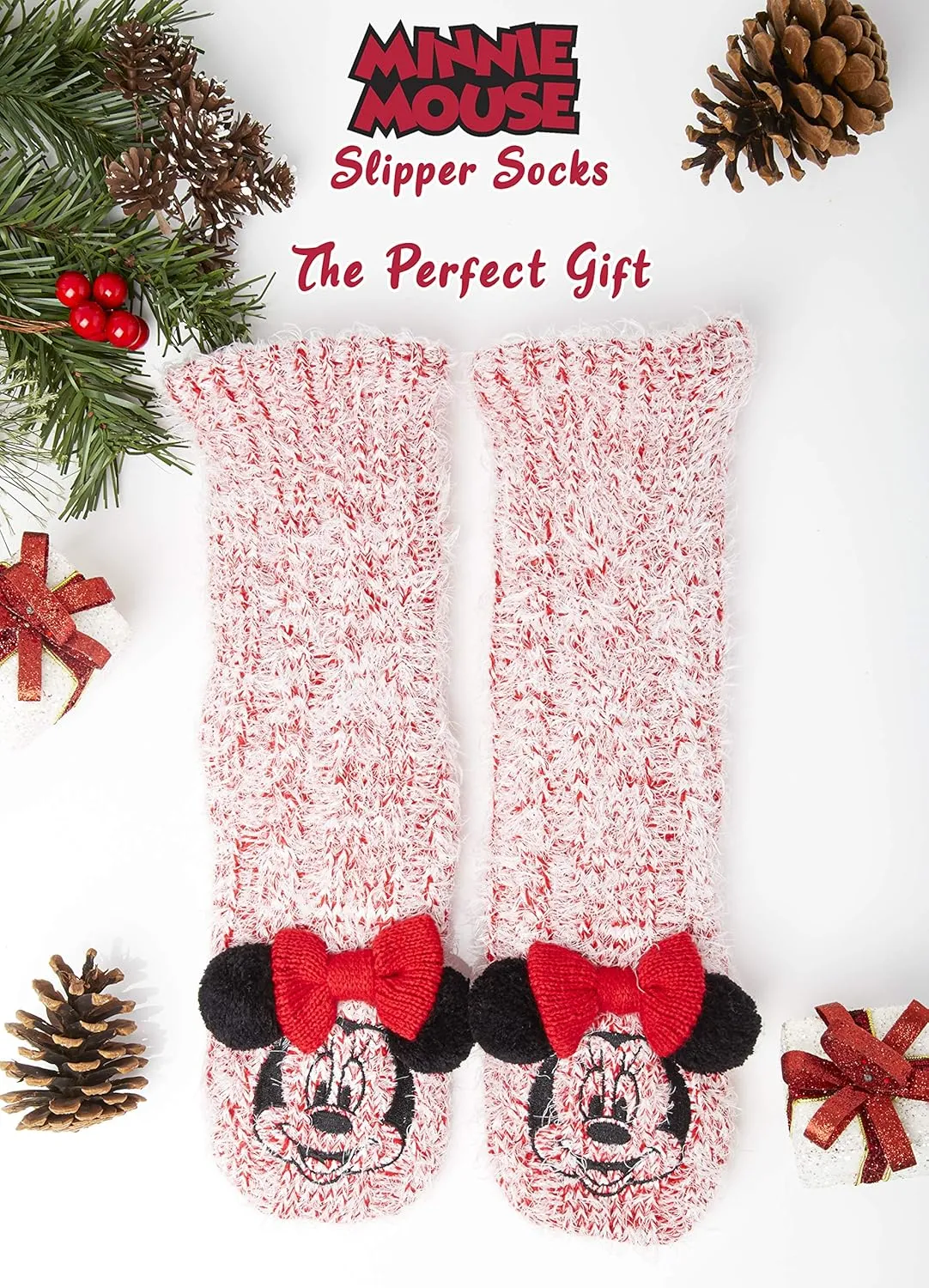 Disney Stitch Slipper Socks For Women Teens Warm Slipper Socks Bed Socks Non Slip Socks Gifts for Her