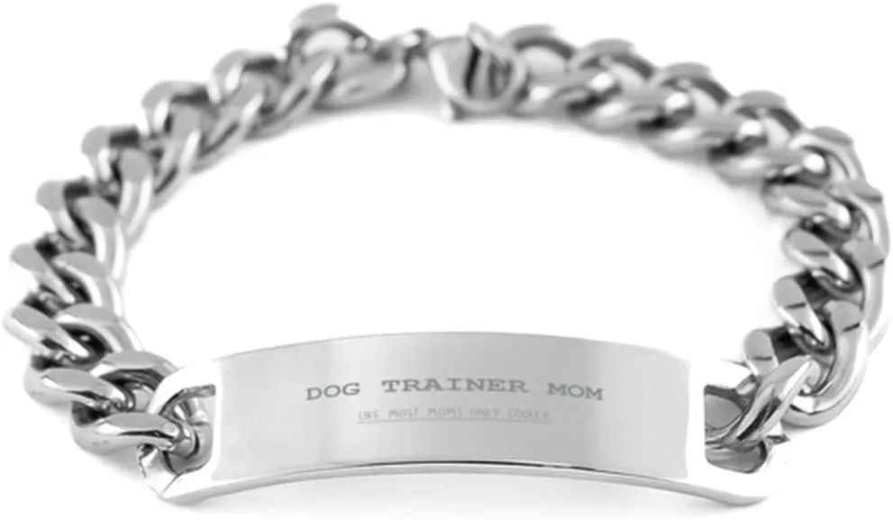 Dog Trainer Mom Bracelet - Inspirational Stainless Steel Jewelry Gift