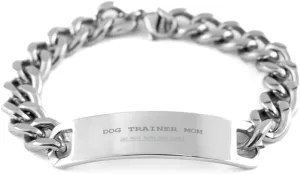 Dog Trainer Mom Bracelet - Inspirational Stainless Steel Jewelry Gift