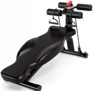 Durable Sturdy Weight Benches For Home Gym Folded Weight Bench Creaking Fitness Equipment Multifunction Abdominal Trainer With Dumbbell Stools For Home Men'S
