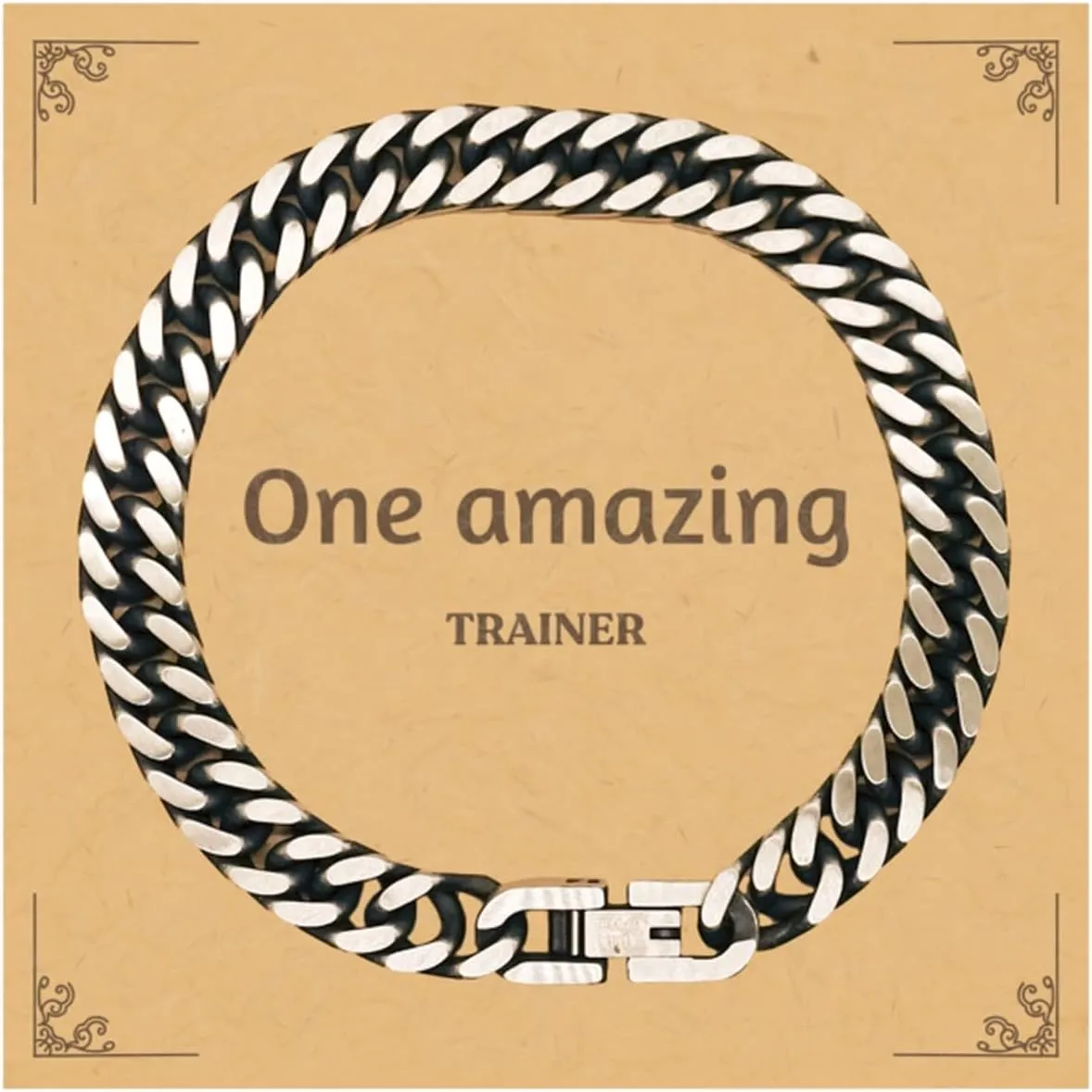 Elegant Cuban Link Chain Bracelet for Trainers - The Perfect Idea Gifts for Special Occasions and Everyday Wear