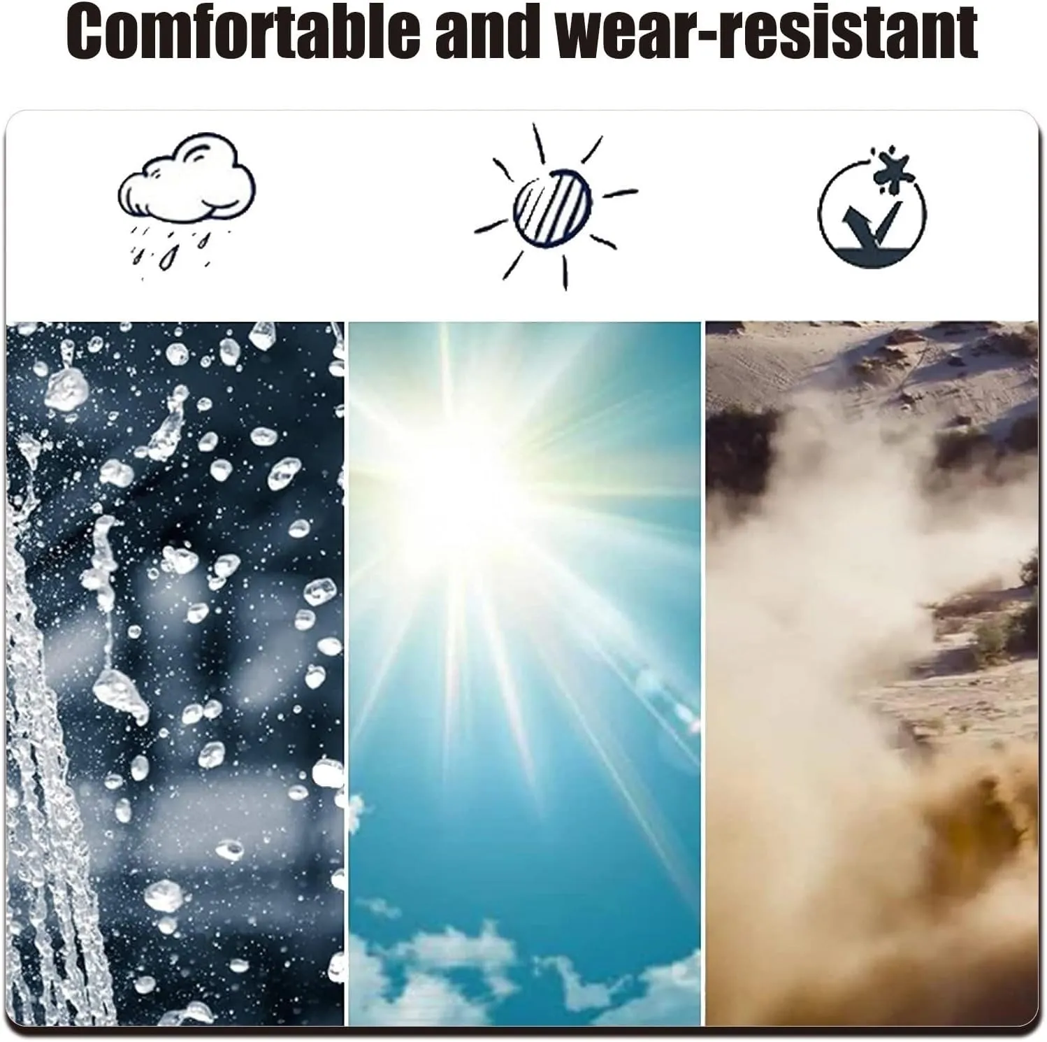 Elliptical Cross Trainer Cover, Waterproof Elliptical Exercise Machine Protective Cover, Elliptical Bike Machine Cover Anti Rain, Sun and Dust Protective(Black,140 * 64 * 165cm)