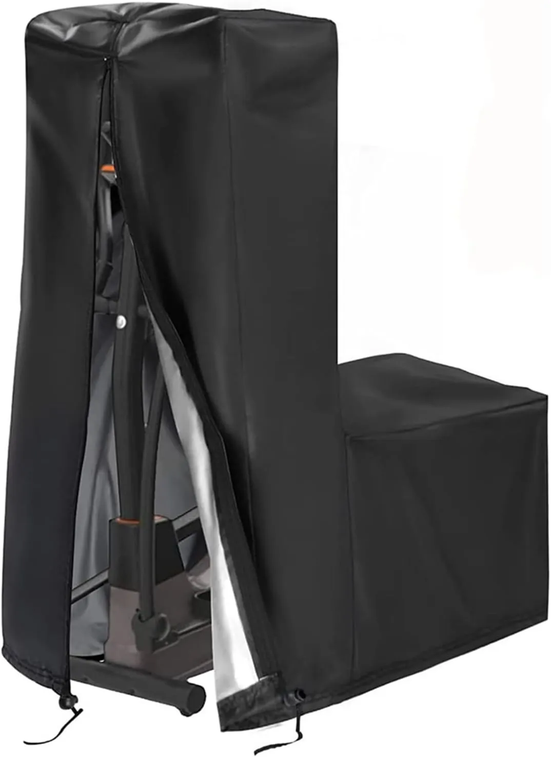 Elliptical Cross Trainer Cover, Waterproof Elliptical Exercise Machine Protective Cover, Elliptical Bike Machine Cover Anti Rain, Sun and Dust Protective(Black,140 * 64 * 165cm)