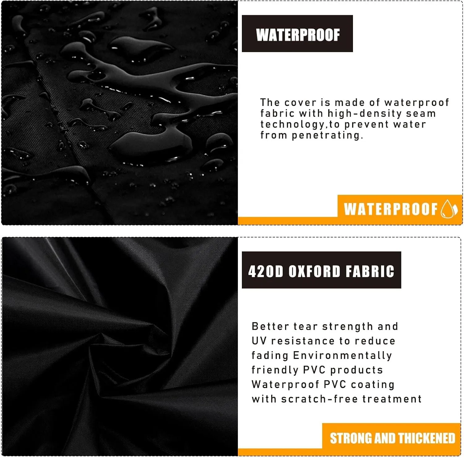 Elliptical Cross Trainer Cover, Waterproof Elliptical Exercise Machine Protective Cover, Elliptical Bike Machine Cover Anti Rain, Sun and Dust Protective(Black,140 * 64 * 165cm)