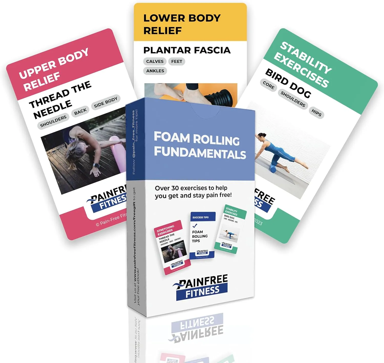 Exercise Flash Cards - Workout Cards Deck - Exercise Cards for Home Workouts Women & Men