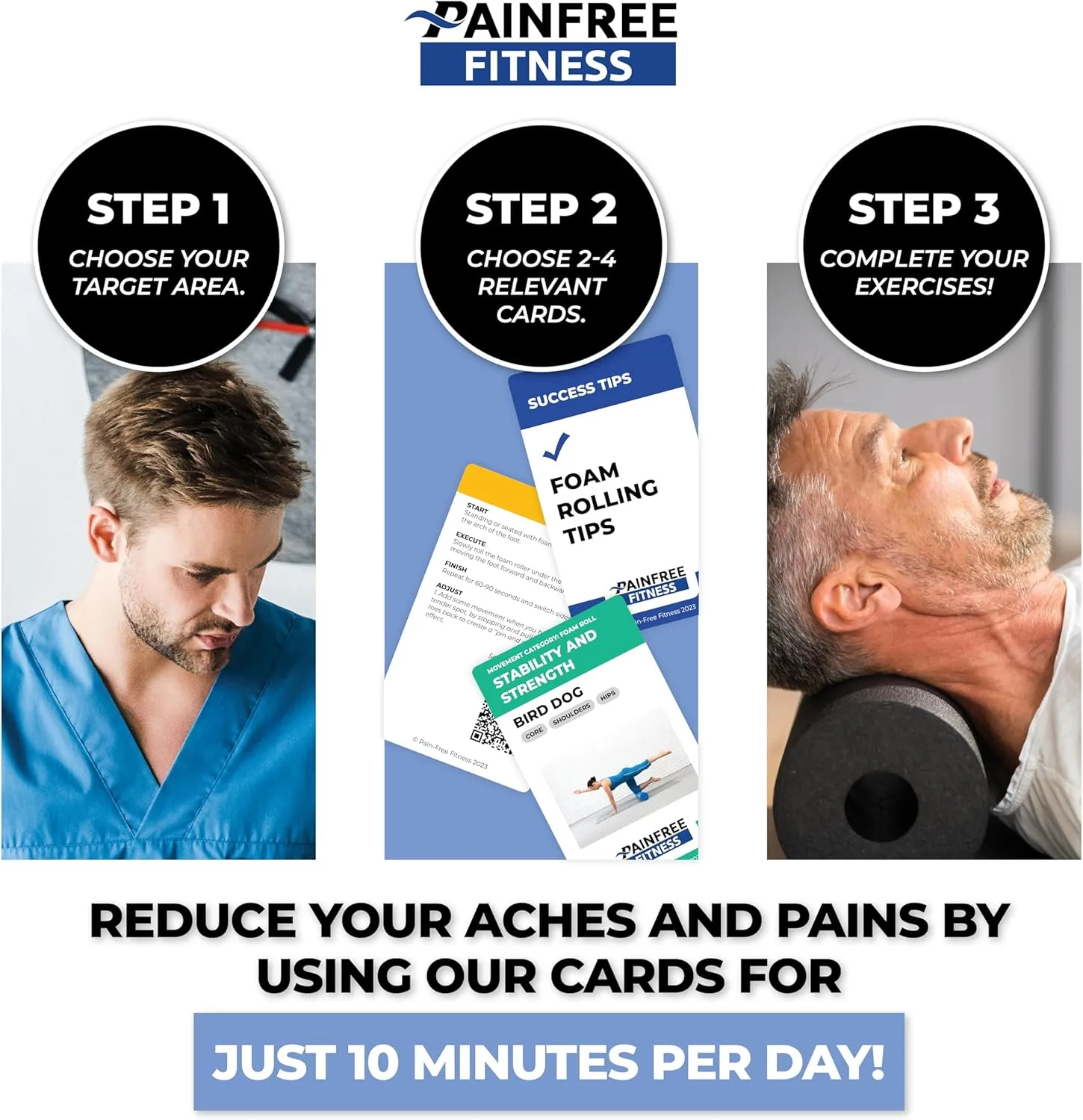 Exercise Flash Cards - Workout Cards Deck - Exercise Cards for Home Workouts Women & Men