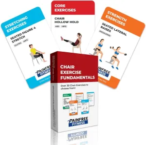 Exercise Flash Cards - Workout Cards Deck - Exercise Cards for Home Workouts Women & Men