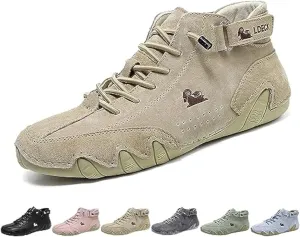 Explorer Waterproof Lightweight Unisex Outdoor Shoes for Hiking Camping & Driving Shoes High Top Chukka Boots Non-Slip Breathable Women&Men Italian Handmade Sports Shoe