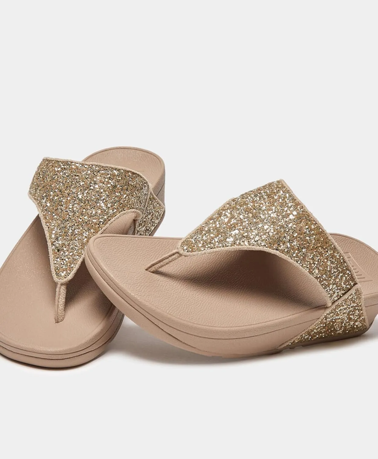 FitFlop Women's, Lulu Glitter Thong Sandal