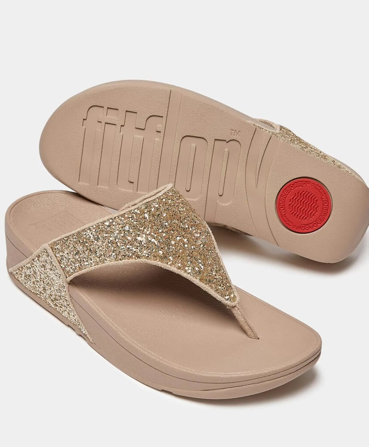 FitFlop Women's, Lulu Glitter Thong Sandal