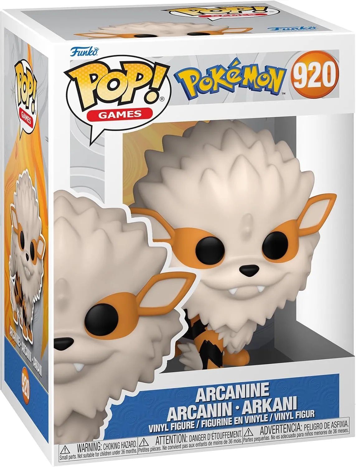 Funko POP! Games: Pokemon - Arcanine - Collectable Vinyl Figure - Gift Idea - Official Merchandise - Toys for Kids & Adults - Video Games Fans - Model Figure for Collectors and Display