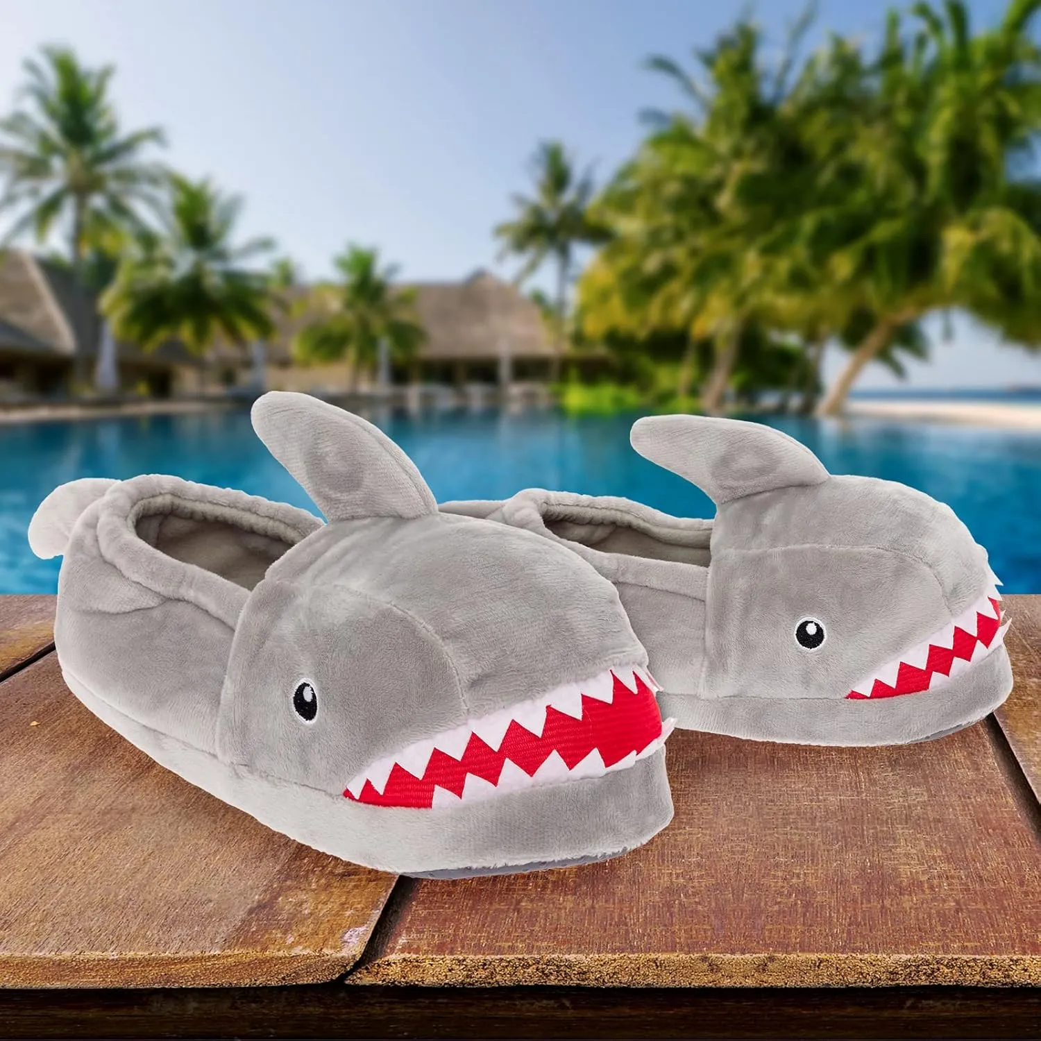 Funziez! Fuzzy Animal Slippers for Women & Men, House Shoes, Teddy Bear, Cow, Cute, Great Mother's Day Gift for Mom, Wife, Daughter