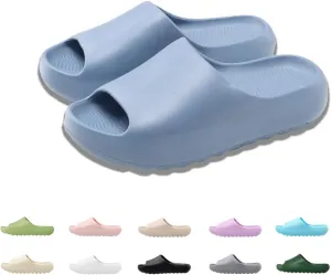 FUUPNN Kids Cloud Slides Non Slip Slides for Girls Boys Comfy Lightweight Toddler Sandals Open Toe House Slippers Indoor Outdoor