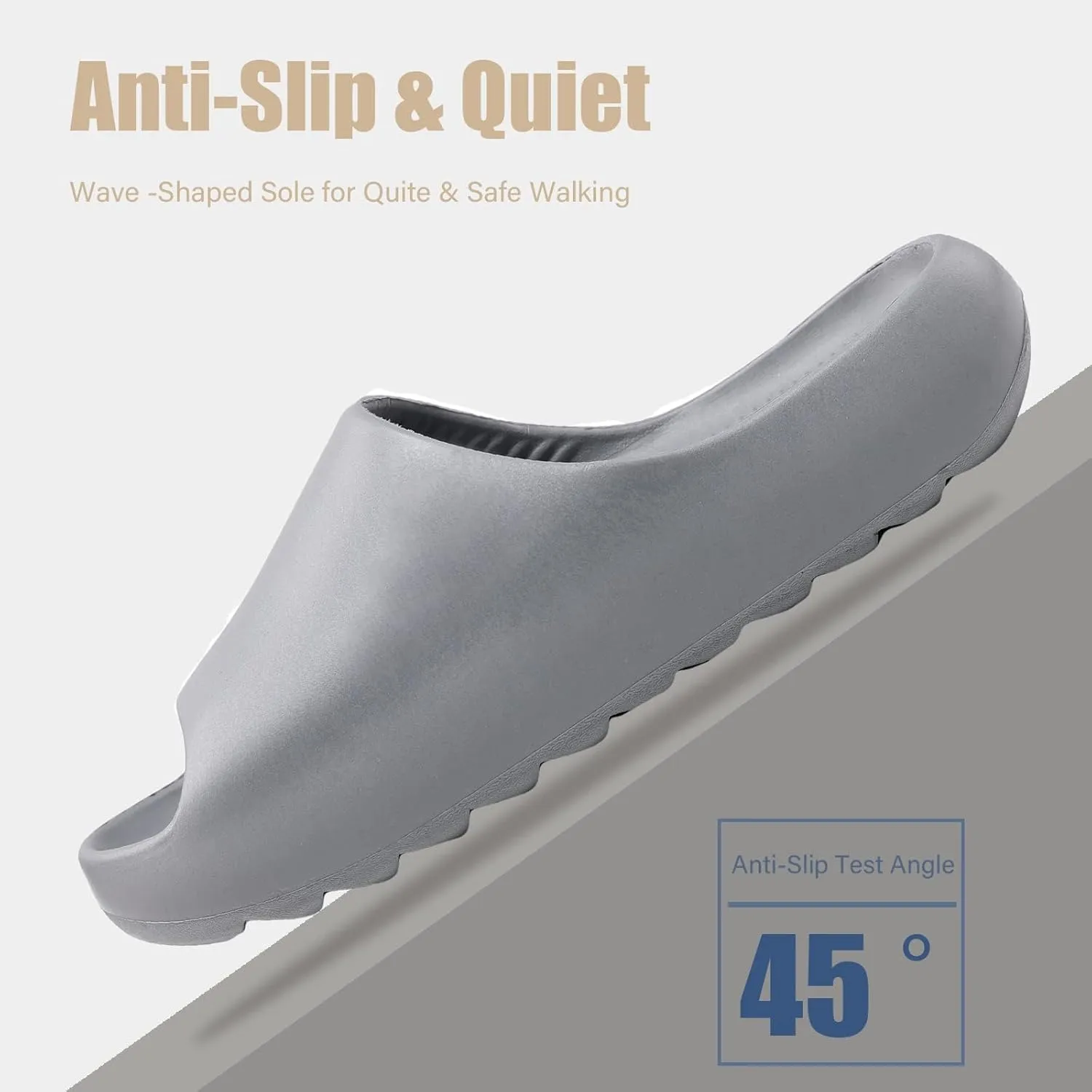 FUUPNN Kids Cloud Slides Non Slip Slides for Girls Boys Comfy Lightweight Toddler Sandals Open Toe House Slippers Indoor Outdoor