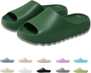 FUUPNN Kids Cloud Slides Non Slip Slides for Girls Boys Comfy Lightweight Toddler Sandals Open Toe House Slippers Indoor Outdoor
