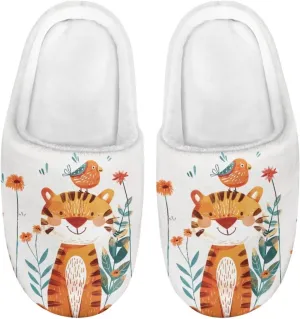 Fuzzy Slipper for Girls Boys Little Big Toddler Unisex Kids Washable Lightweight Warm