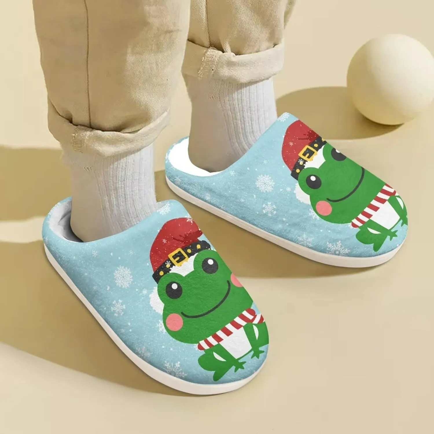 Fuzzy Slippers for Girls Unisex-Child Plush House Shoes Boys Cozy Slippers
