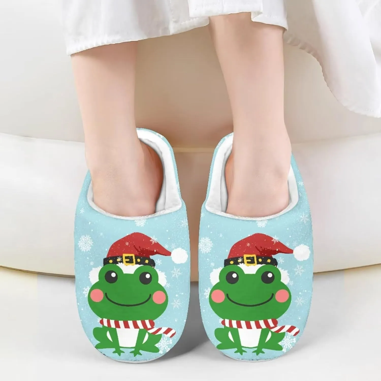 Fuzzy Slippers for Girls Unisex-Child Plush House Shoes Boys Cozy Slippers