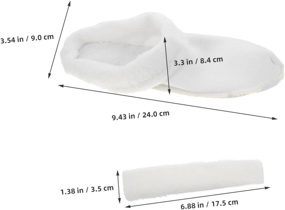 Garneck Shoe Liner Women Slippers Toilet Seat Covers Toilet Cotton No Show Socks Men Comfy Socks Women Fuzzy