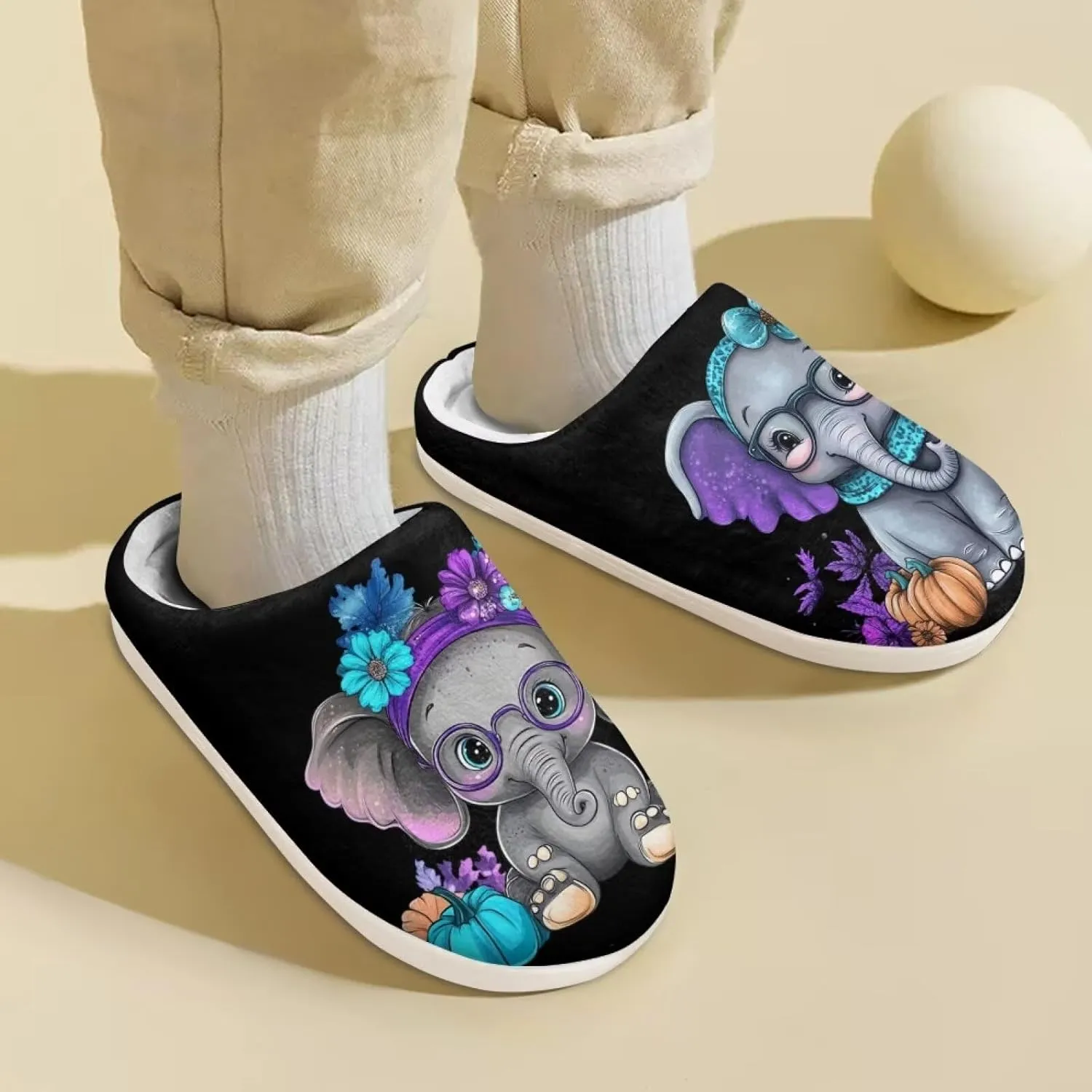 Girls Slippers Size 9-15 Kids Winter Warm Slippers Boys Indoor Outdoor Slipper Cozy Home Shoes