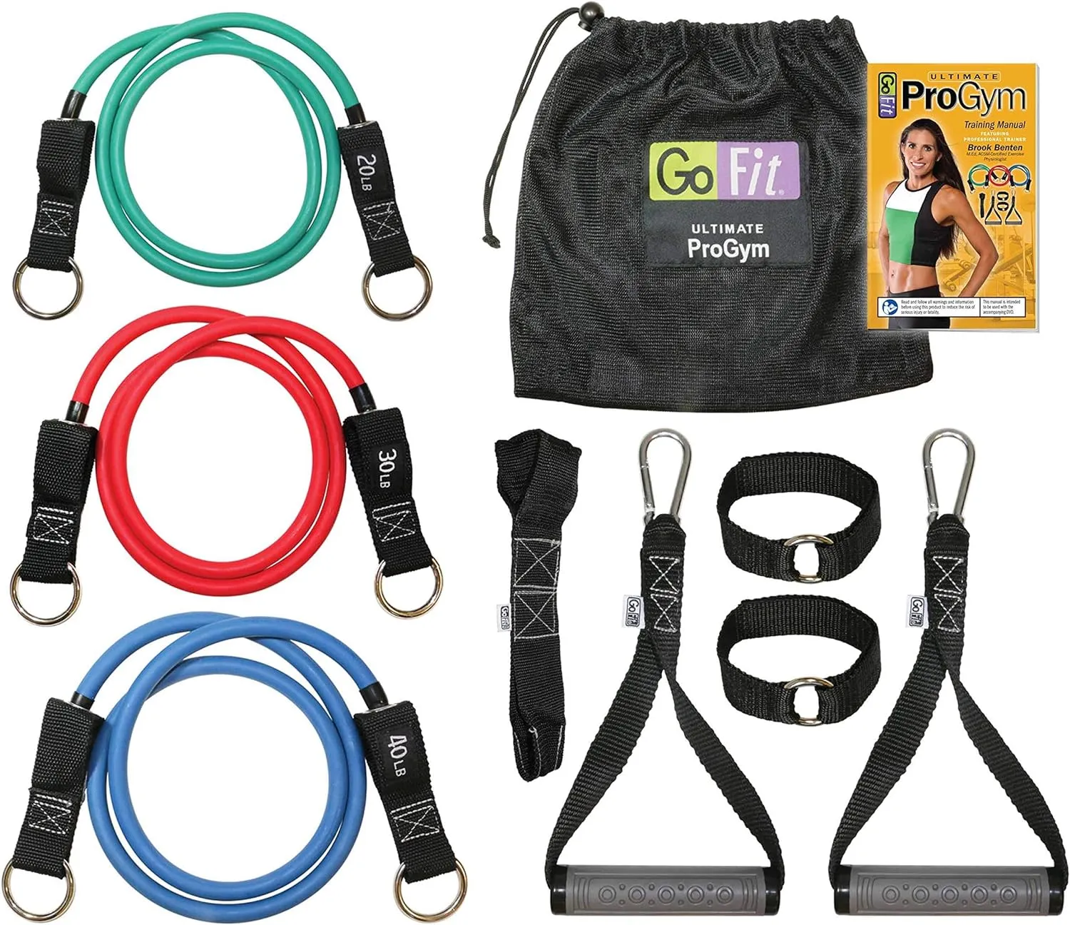 GoFit Ultimate ProGym - Portable Fitness Equipment,Multicolored,One Size,1077803