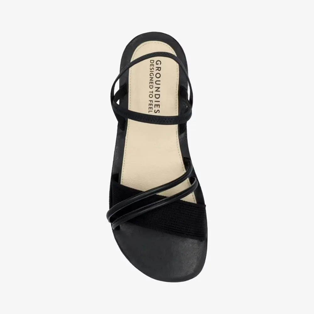 GROUNDIES Corfu Barefoot Sandals for Women - Comfortable Women’s Sandals with Soft Goatskin and Breathable Microfiber Insole, Flexible Outsole