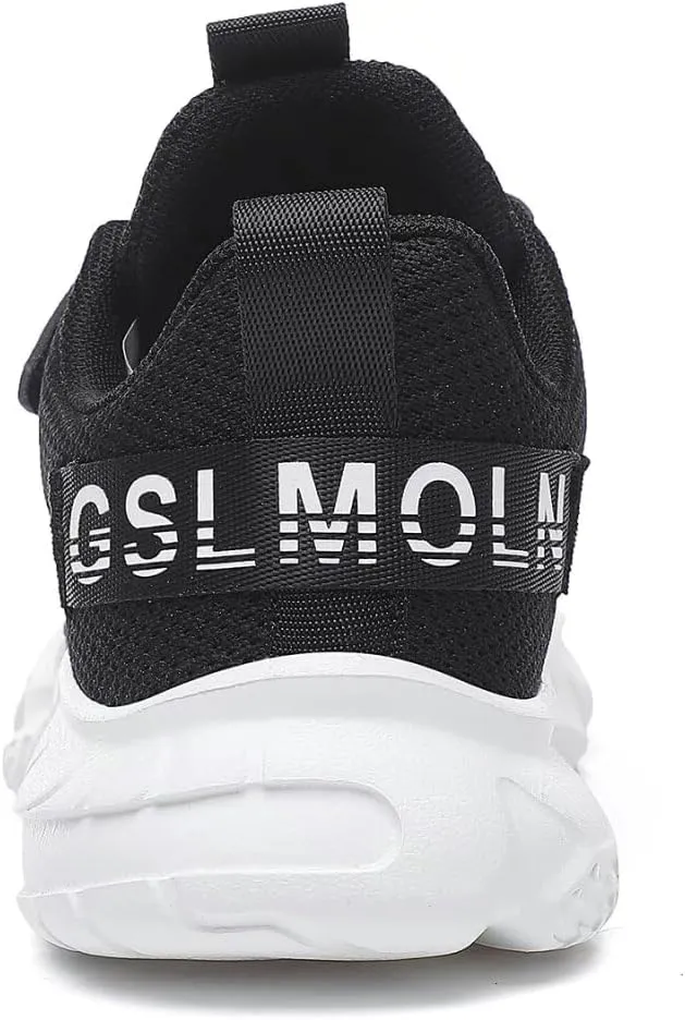 GSLMOLN Boys Girls Tennis Breathable Slip on Shoes School Casual Walking/Running Sports Kids Sneakers