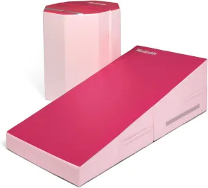 Gymnastics Set, 48"x24"x14" Incline Mat & 24"x26" Octagon Skill Shape Tumbling Trainer