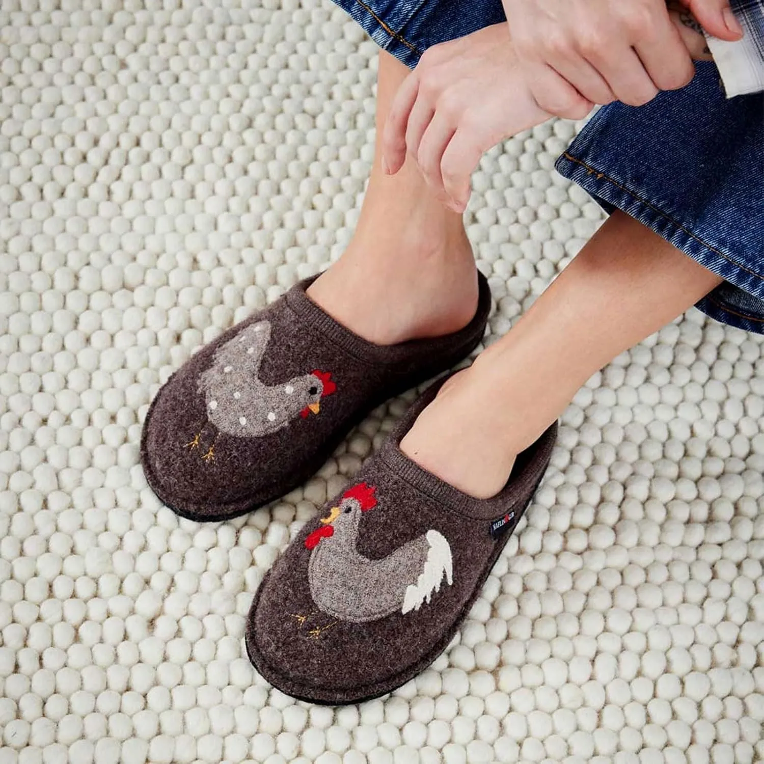 HAFLINGER Unisex-Adult Chicken Slipper