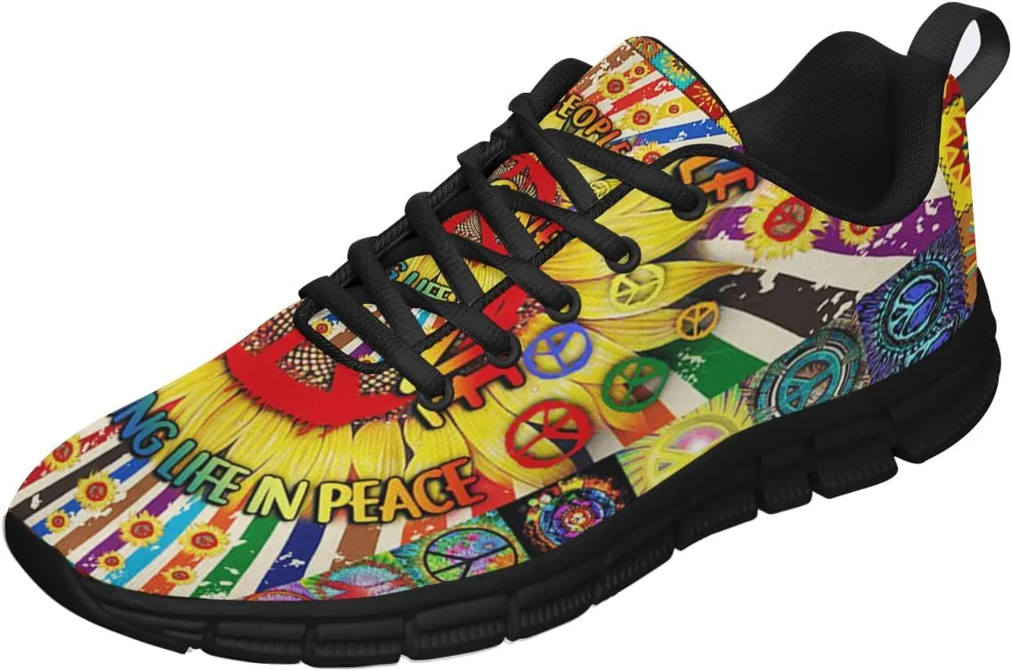 Imagine All The People Living Life in Peace Shoes Men Women Running Walking Shoes Fashion Sneakers