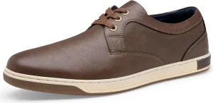 Jousen Men's Fashion Sneakers Classic Retro Casual Shoes for Men Breathable Business Dress Sneaker