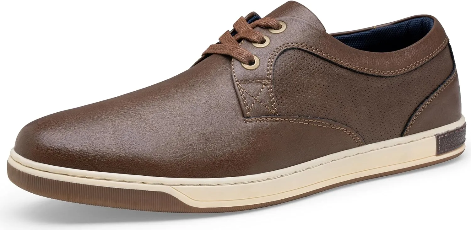 Jousen Men's Fashion Sneakers Classic Retro Casual Shoes for Men Breathable Business Dress Sneaker