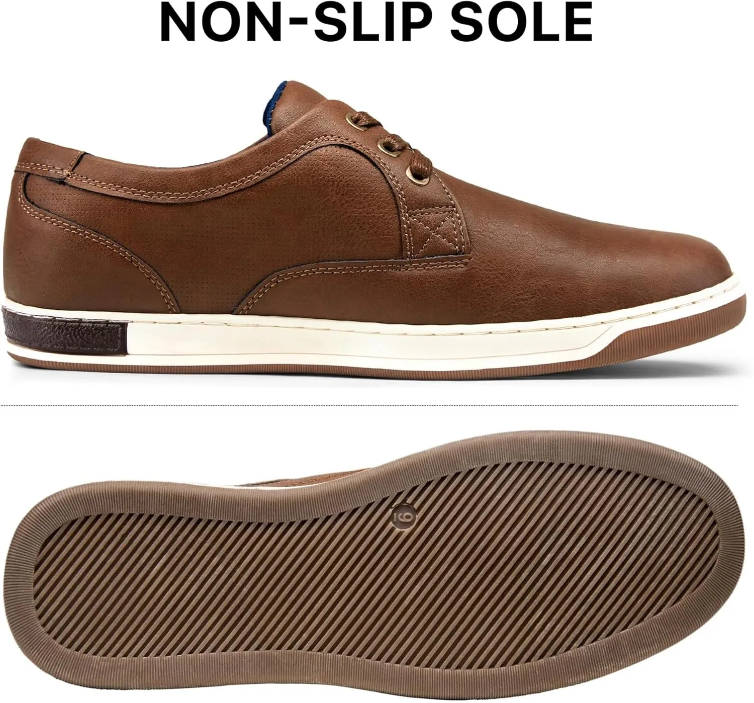 Jousen Men's Fashion Sneakers Classic Retro Casual Shoes for Men Breathable Business Dress Sneaker