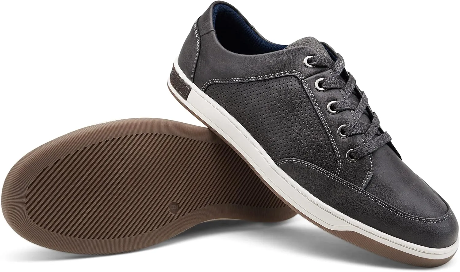 Jousen Men's Fashion Sneakers Classic Retro Casual Shoes for Men Breathable Business Dress Sneaker